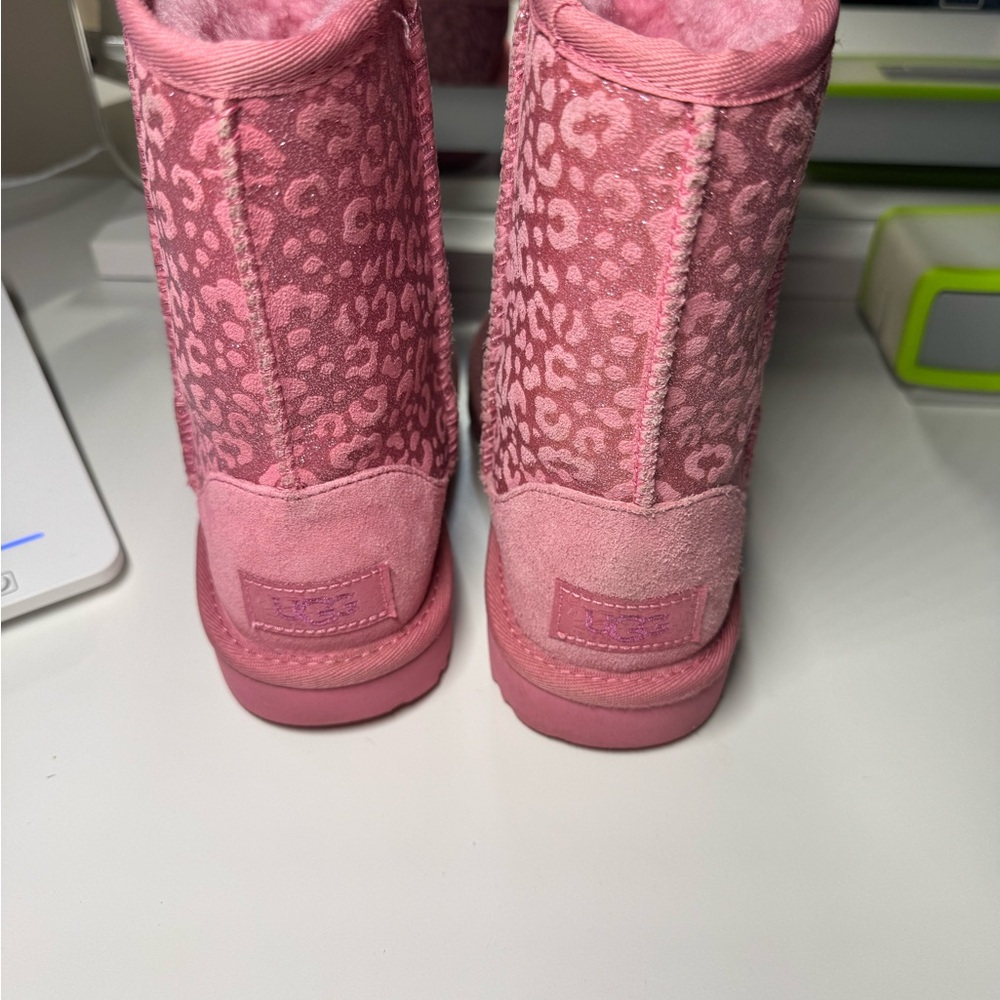 UGG - Pink Leopard Kids Boots